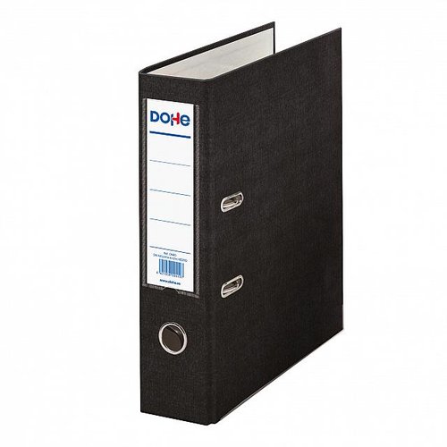 DOHE - ARCHIVADOR PALANCA A-4 LOMO ANCHO RADO NEGRO -12U- (Ref.9410)