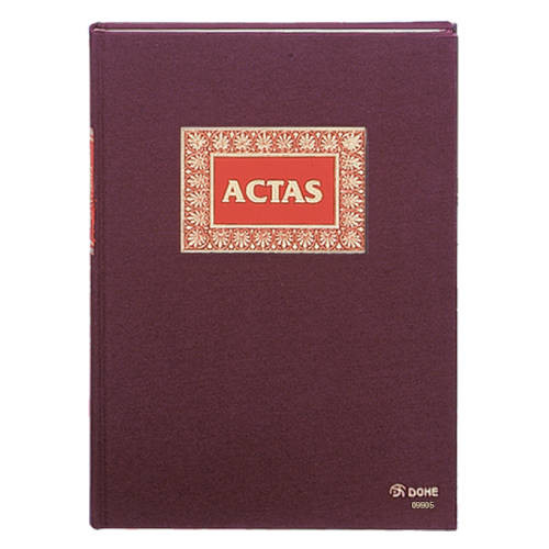DOHE - LIBRO DE ACTAS FOLIO NATURAL 100 HOJAS (Ref.9905)