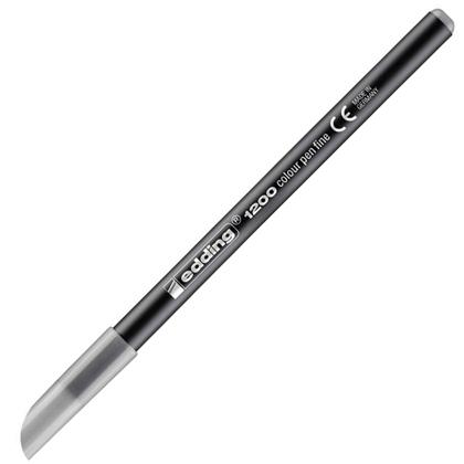 EDDING - ROTULADOR PUNTA DE FIBRA 1200 PASTEL GRIS PLATA -10UD- (Ref.1200-26)