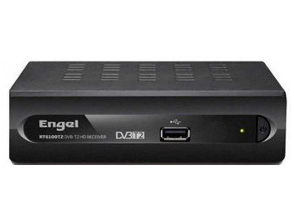 ENGEL - Receptor grabador rt6110t2 dvb-t2 hdmi/av cec vesa pvr hdmi bidireccional usb 2.0 mp3 jpeg y video (Ref. RT6110T2)