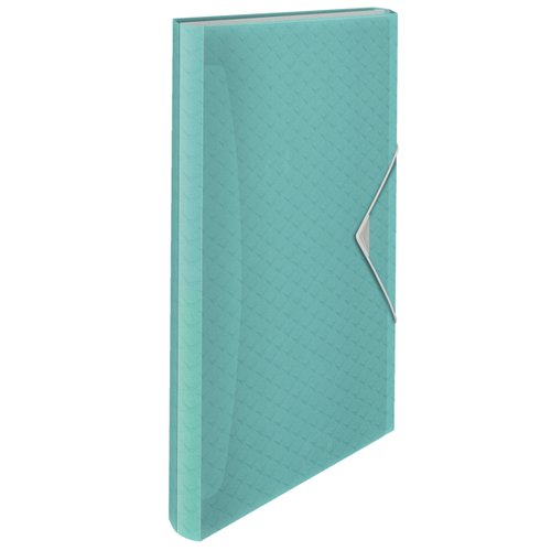 ESSELTE - CARPETA CLASIFICADOR FUELLE COLOUR ICE POLIPROPILENO DIN A4 COLOR AZUL 6 DEPARTAMENTOS CIERRE (Ref.626252)