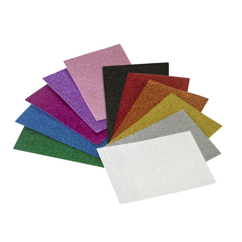 FAIBO - LÁMINAS EVA 40X60CM UNICOLOR PURPURINA PLATA -BOLSA DE 3U- (Ref.1659-91)