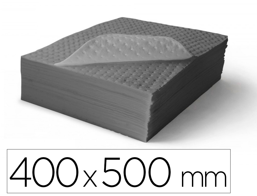 FARU - Alfombrilla mantenimiento absorvente de fluidos 400x500 mm caja de 200 unidades (Ref. C387)