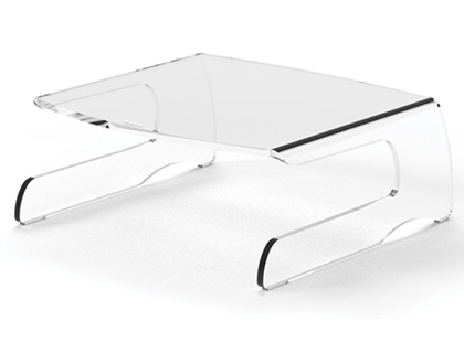 FELLOWES - Soporte para monitor clarity transparente 107x254x270 mm hasta 15 kg (Ref. 9731001)