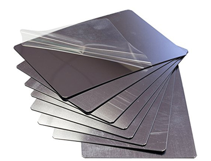 HENBEA - Espejo plastico flexible e irrompible 14x20 cm set de 8 unidades (Ref. 763)