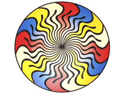 HENBEA - Rueda gigante plastico flexible con efectos opticos diametro 50 cm set (Ref. 854)