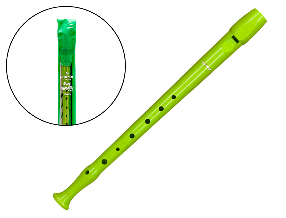 HOHNER - FLAUTA 9508 COLOR VERDE FUNDA VERDE Y TRANSPARENTE (Ref.9508 SSE VER)