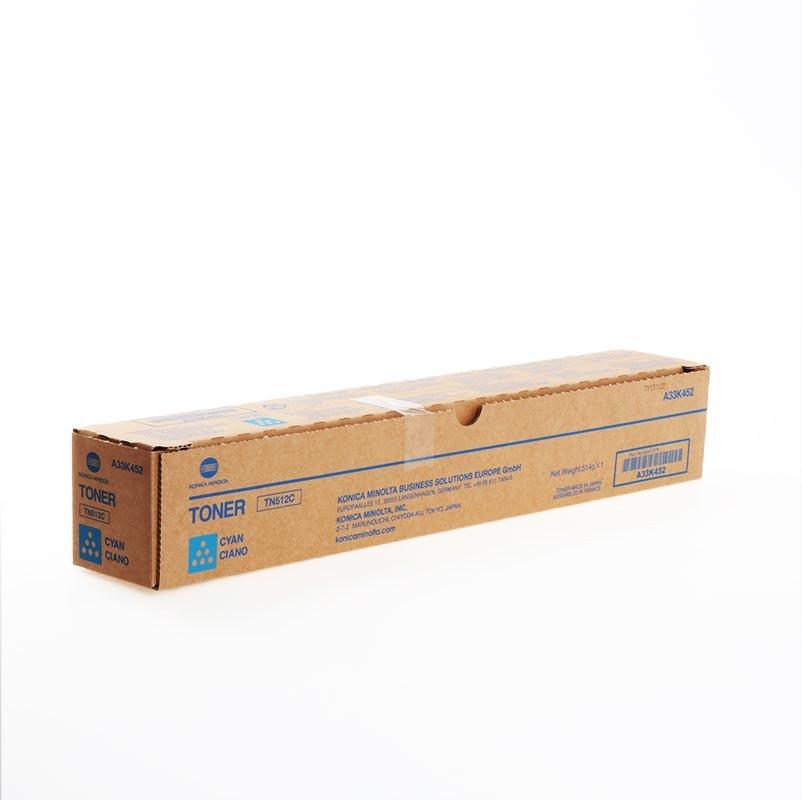 KONICA MINOLTA - KONICA-MINOLTA TONER CIAN TN512C BIZUB C454/C554 (Ref.A33K452)