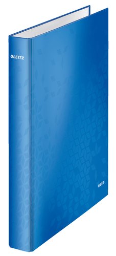 LEITZ - CARPETA de ANILLAS WOW A4 180º 2 an.MIXTAS 25mm AZUL (Ref.42410136)