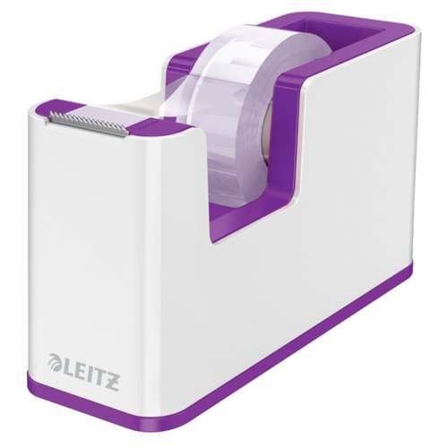 LEITZ - PORTARROLLOS WOW DUALC/CINTA VIOLETA y BLANCO (Ref.53641062)