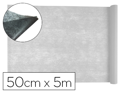 LIDERPAPEL - TEJIDO SIN TEJER TERILENO 25 G/M2 ROLLO DE 5 MT BLANCO (Ref.TS03)