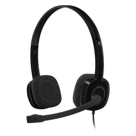 LOGITECH - NEGRO AURICULARES MICRO H151 (Ref.981-000589)