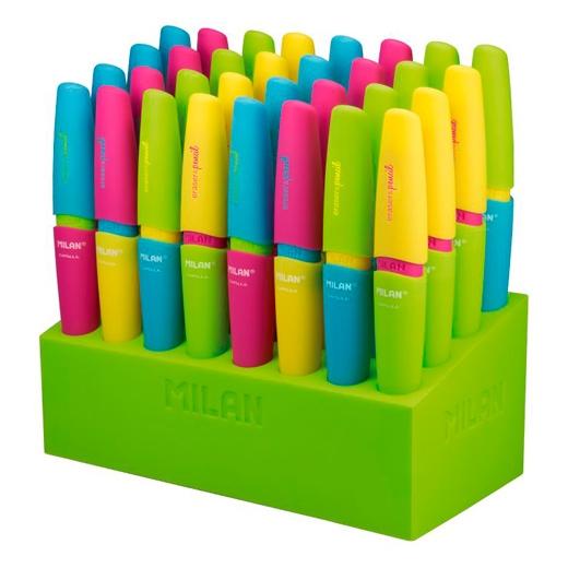 MILAN - PORTAMINAS CAPSULE MIX 0,7 MM CON GOMA COLORES SURTIDOS (Ref.185021932)