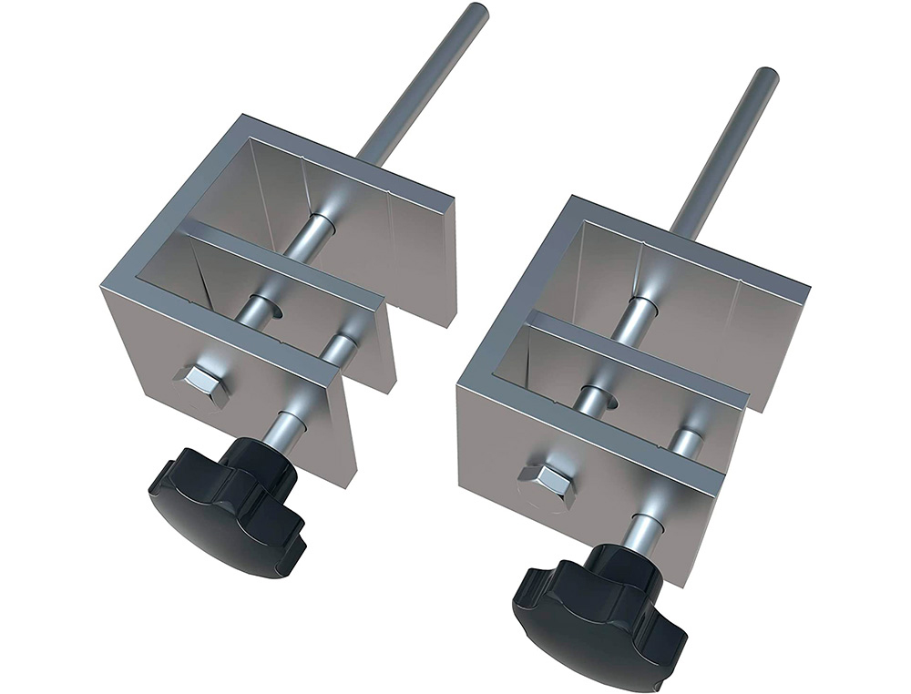 NOBO - Abrazadera para pantalla separadora premium plus sobremesa pack de 2 unidades (Ref. 1915555)