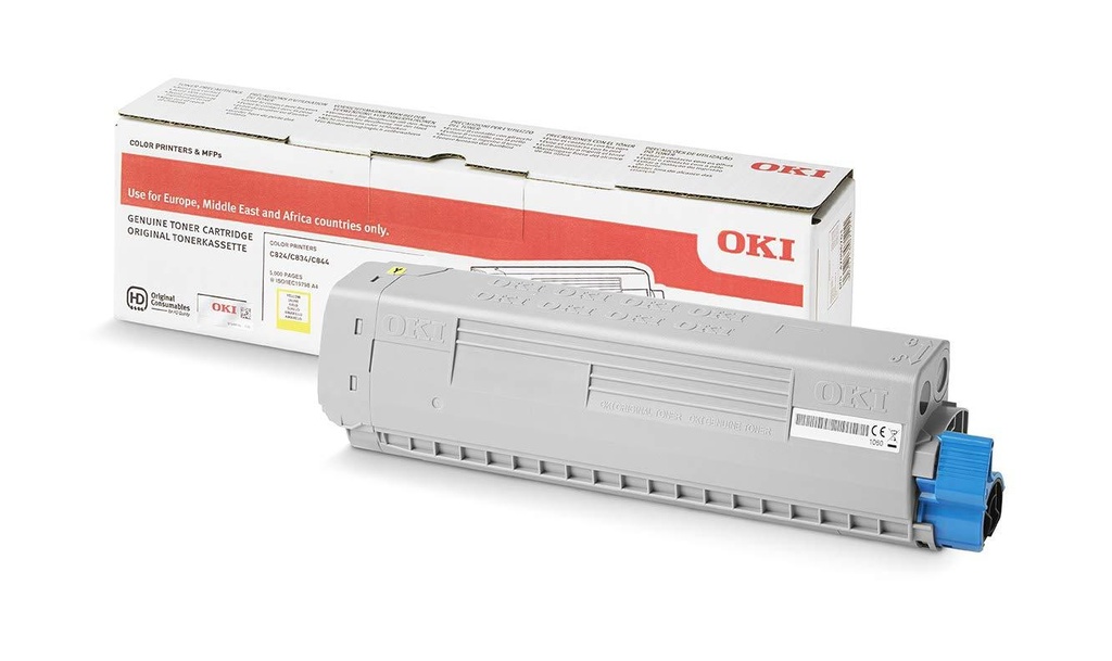 OKI - TONER AMARILLO C824, 834, 844 (Ref.47095701)