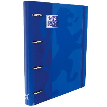 OXFORD - CARPEBLOC SCHOOL EUROPEANBINDER CLASSIC A4+ 4 an.MIXTAS 35mm con RECAMBIO 100 hj. CUADRIC.5x5 AZUL (Ref.400109181)