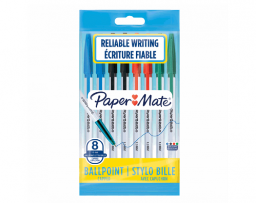 PAPER MATE - 045 BOLÍGRAFO 1.0M BLISTER SURTIDOS -8U- (Ref.2084416)