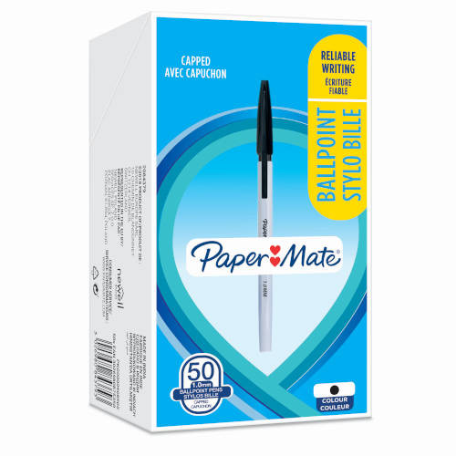 PAPER MATE - 045 BOLÍGRAFO 1.0MM NEGRO -50U- (Ref.2084379)