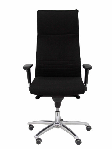PIQUERAS Y CRESPO - SILLON ALBACETE DIRECCION USO INTENSIVO (8H) BRAZOS REGULABLES MECANISMO SINCRO TAPIZADO BALI NEGRO (Ref.206SBALI840)