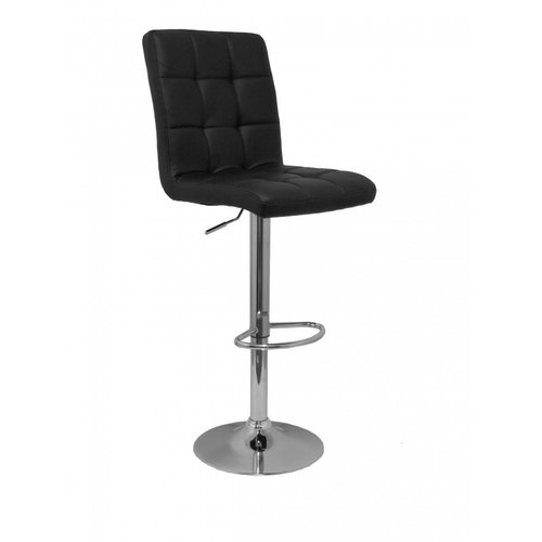 PIQUERAS Y CRESPO - Taburete pyc con respaldo regulable en altura negro 940+220x430x390 mm pack de 2 unidades (Ref. PACK2T35SPNE)