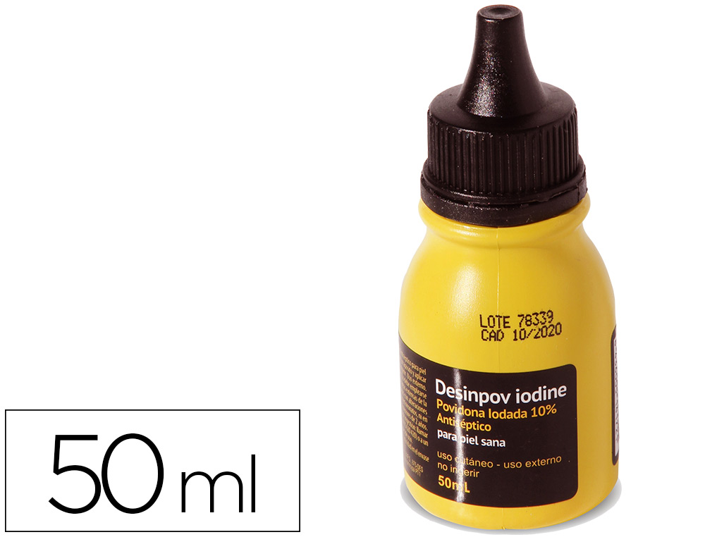 Povidona yodada desinpov antiseptica 10 % bote de 50 ml (Ref. 22)