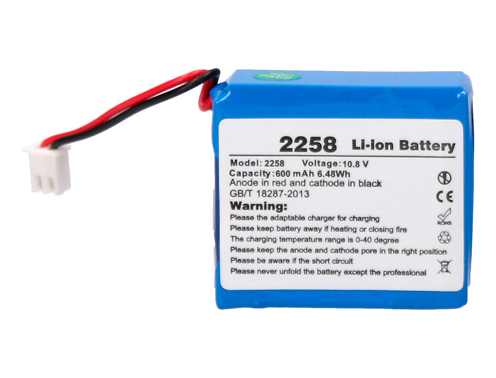 Q-CONNECT - Bateria de litio recargable kf17282 para detector de billetes falsos kf14930 (Ref. KF17282)