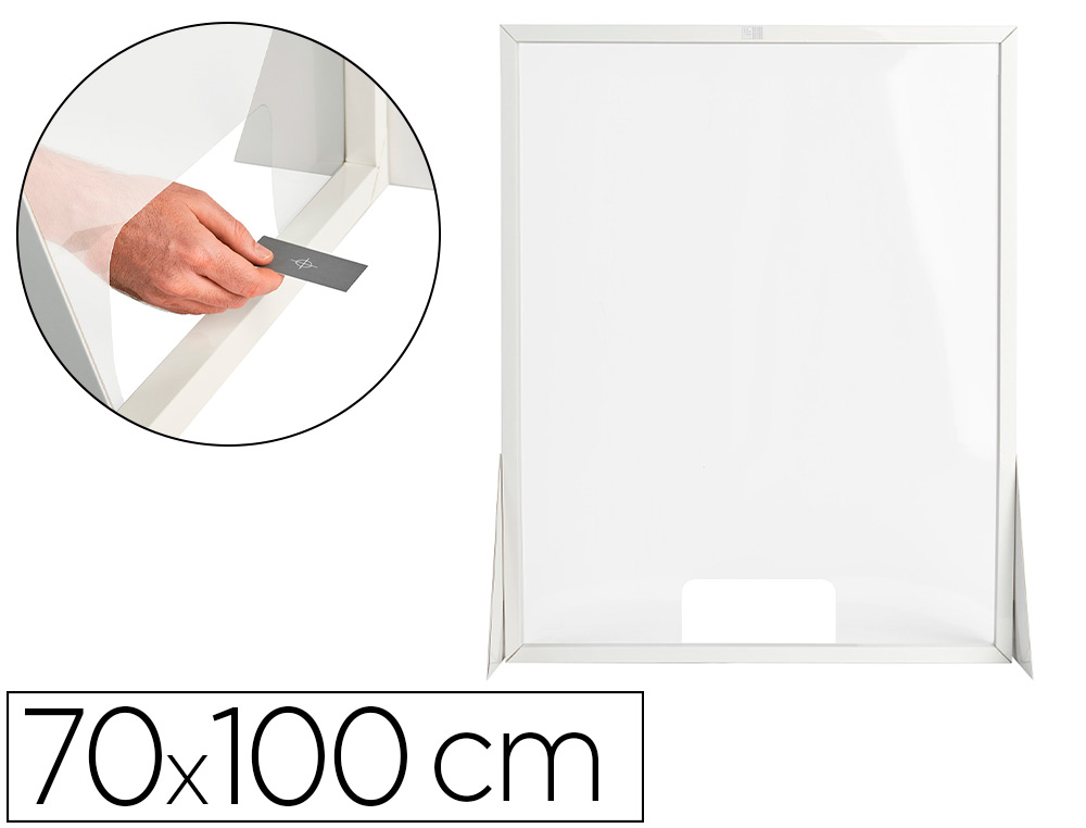 Q-CONNECT - Pantalla de proteccion carton formato vertical 70x100 cm (Ref. KF10703)
