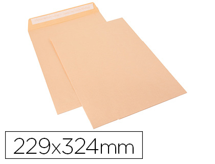 SAM - Sobre bolsa celulosa chamoix 90 gr tira de silicona 229x324 mm tira silicona caja 250 unidades (Ref. SB/C4)