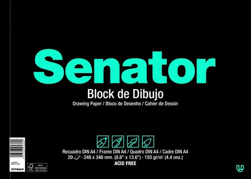 SENATOR - BLOC DE DIBUJO Fº PROL. 20h RECUADRO (Ref.37002310)