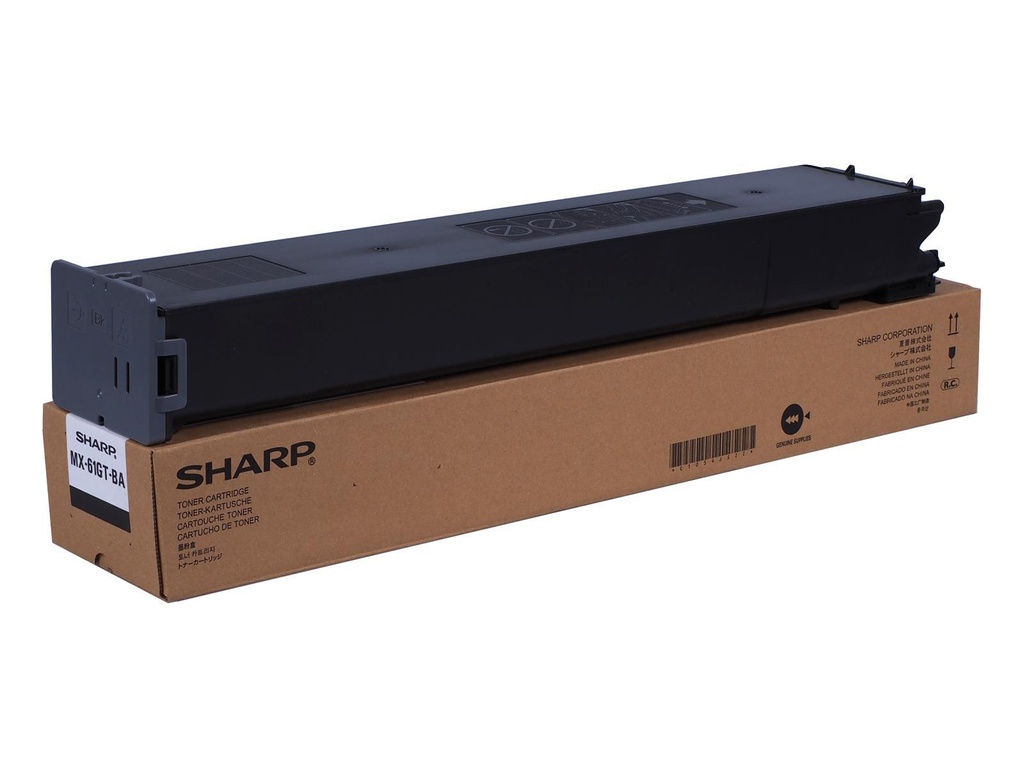 SHARP - TONER NEGRO MX-2630N, 2651, 3050N, 3050V, 3060N, 3060V, 3061, 3070V, 3550N, 3560N, 3570N, 4050N, 4060N, 4060V, 4070N, 5050N, 5070N, 5070V, 6050N, 6070N (Ref.MX-61GTBA)