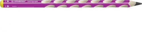 STABILO - LAPIZ EASYGRAPH ZURDOS 321 HB ROSA -6U- (Ref.321/01-HB-6)