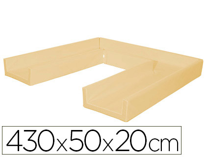 SUMO DIDACTIC - Circuito modular de gateo 430x50x20 cm marfil (Ref. 448 MF)