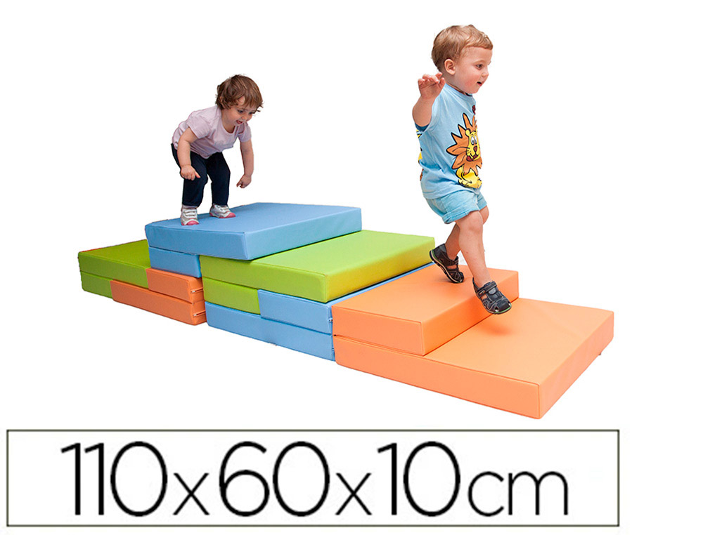 SUMO DIDACTIC - Colchon de dormir plegable 110x60x10 cm amarillo (Ref. 066 AM)