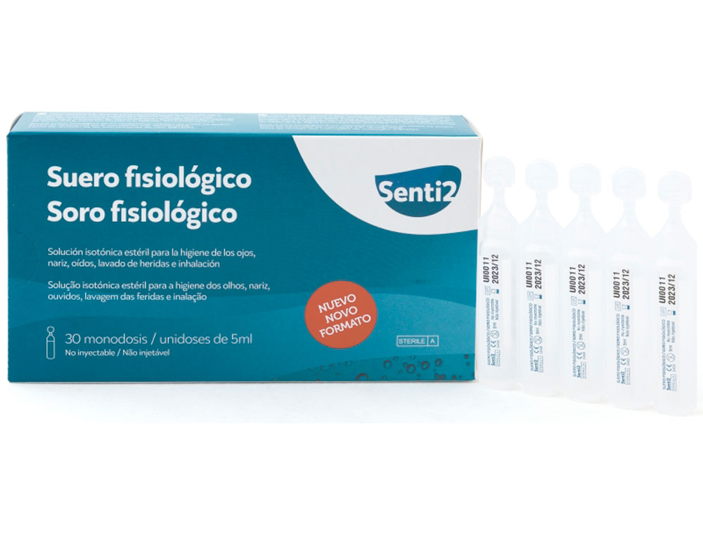 Suero fisiologico esteril visclean monodosis 5 ml caja de 30 unidades (Ref. 156753.6)