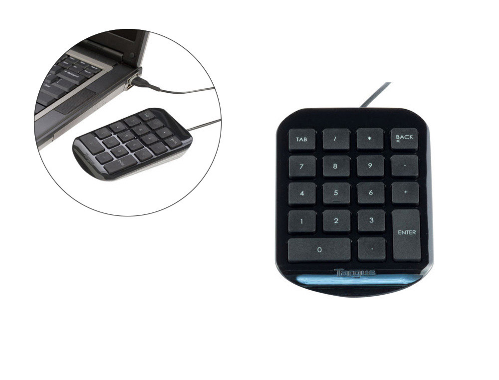 TARGUS - Teclado numerico akp10eu usb color negro (Ref. AKP10EU)
