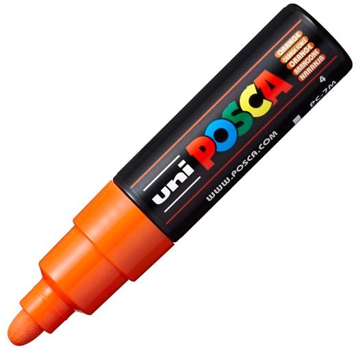 UNI-BALL - MARCADOR T.OPACA NO PERM. UNI POSCA 7,0 (PC-7M) NARANJA (Ref.228288000)