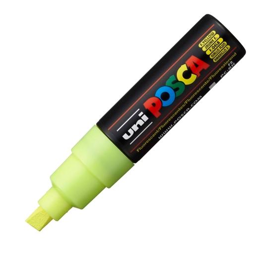 UNI-BALL - MARCADOR T.OPACA NO PERM. UNI POSCA 8,0 (PC-8K) FLUOR AMARILLO (Ref.107557000)