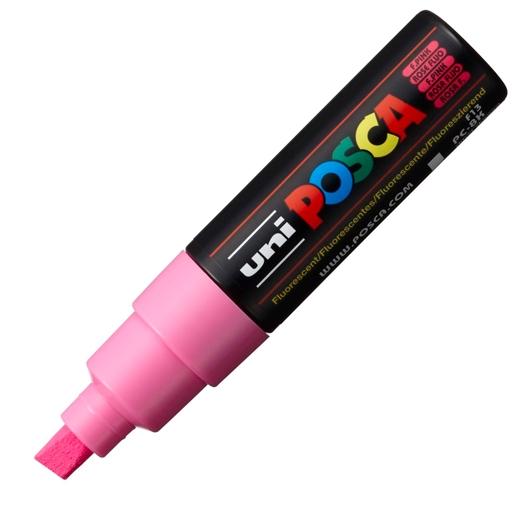 UNI-BALL - MARCADOR T.OPACA NO PERM. UNI POSCA 8,0 (PC-8K) FLUOR ROSA (Ref.107581000)