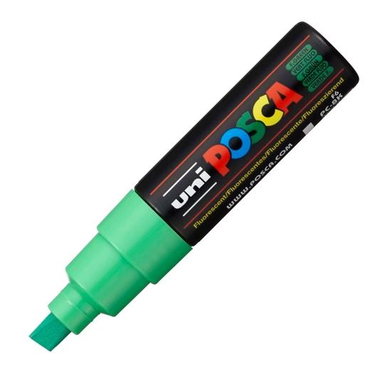 UNI-BALL - MARCADOR T.OPACA NO PERM. UNI POSCA 8,0 (PC-8K) FLUOR VERDE (Ref.107573000)