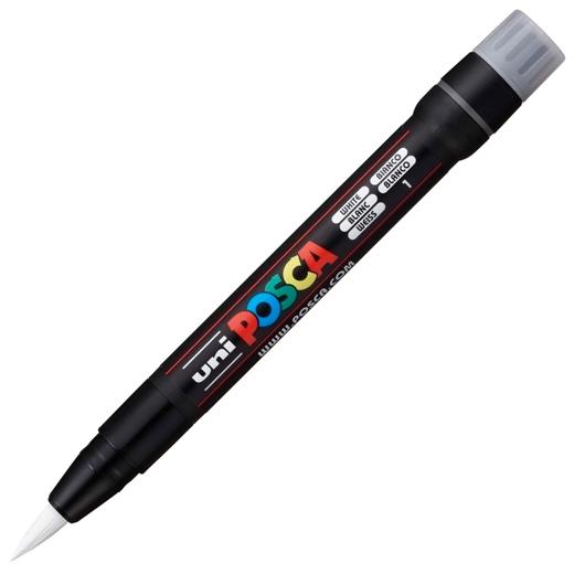 UNI-BALL - MARCADOR T.OPACA NO PERM. UNI POSCA pincel (PCF-350) BLANCO (Ref.146605000)