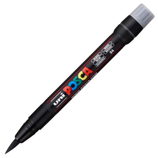 UNI-BALL - MARCADOR T.OPACA NO PERM. UNI POSCA pincel (PCF-350) NEGRO (Ref.146662000)