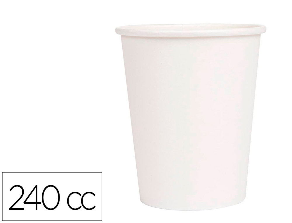 VASO TERMICO CARTON 240 CC PAQUETE DE 50 UNIDADES 