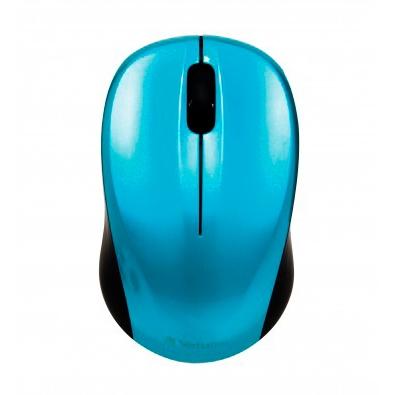 VERBATIM - RATÓN INALÁMBRICO GO NANO. RECEPTOR NANO. AGARRE SUAVE Y TEXTURIZADO. COLOR AZUL TURQUESA (Ref.49044)