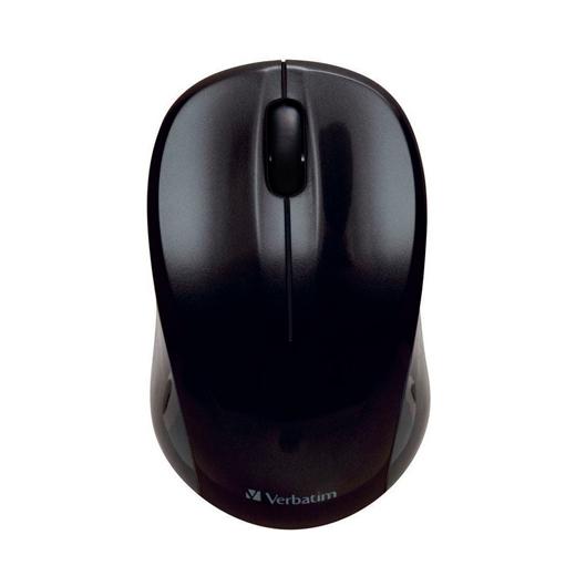 VERBATIM - RATÓN INALÁMBRICO GO NANO. RECEPTOR NANO. AGARRE SUAVE Y TEXTURIZADO. COLOR NEGRO (Ref.49042)