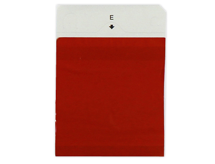 X'STAMPER QUIX - FOTOLITO PARA SELLO Q-32 Y Q34 ROJO (Ref.TYPE E Q-32-34 ROJ)