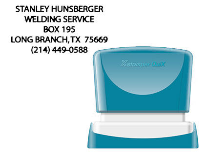 X'STAMPER QUIX - SELLO PERSONALIZABLE COLOR NEGRO MEDIDAS 24X49 MM Q-12 (Ref.QPTL-Q2449RU Q12 NE)