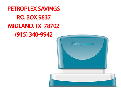 X'STAMPER QUIX - SELLO PERSONALIZABLE COLOR ROJO MEDIDAS 36X61 MM Q-16 (Ref.QPTL-Q3661RU Q16 RO)