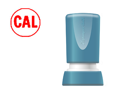 X'STAMPER QUIX - SELLO PERSONALIZABLE COLOR ROJO REDONDO DIAMETRO 14 MM Q-32 (Ref.QPTL-QE14RU Q32 RO)