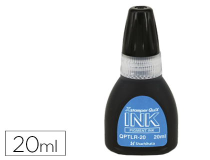X'STAMPER QUIX - TINTA PARA SELLOS NEGRA BOTE DE 20 ML (Ref.QPTLR-20 NE)