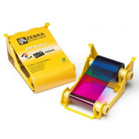 ZEBRA - CINTA COLOR BK / C / M / Y / BARNIZ / ZXP3 R2 SERIES PARA 280 IMPRESIONES (Ref.800033-340)